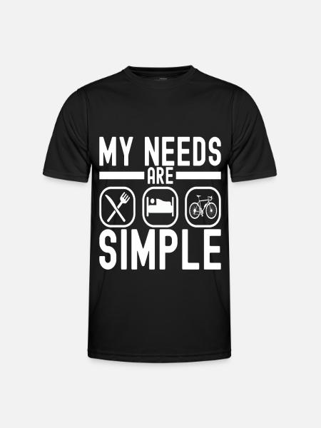 Bicycle cyclists - Men's Functional T-Shirt - black