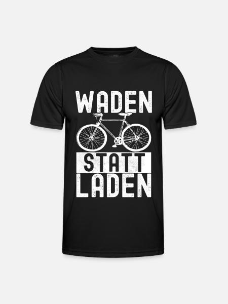 Fahrrad Fahrradfahrer - Männer Funktions-T-Shirt - Schwarz