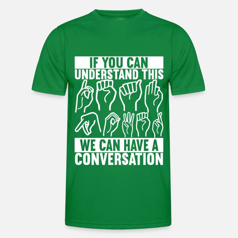 Deaf Deaf Mute Deaf Men's Functional T-Shirt