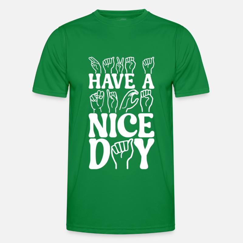 Deaf Deaf Mute Deaf Men's Functional T-Shirt