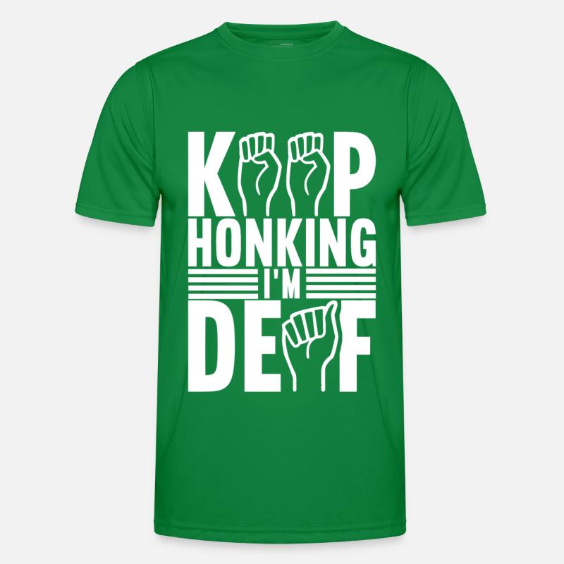 Deaf Deaf Mute Deaf Men's Functional T-Shirt