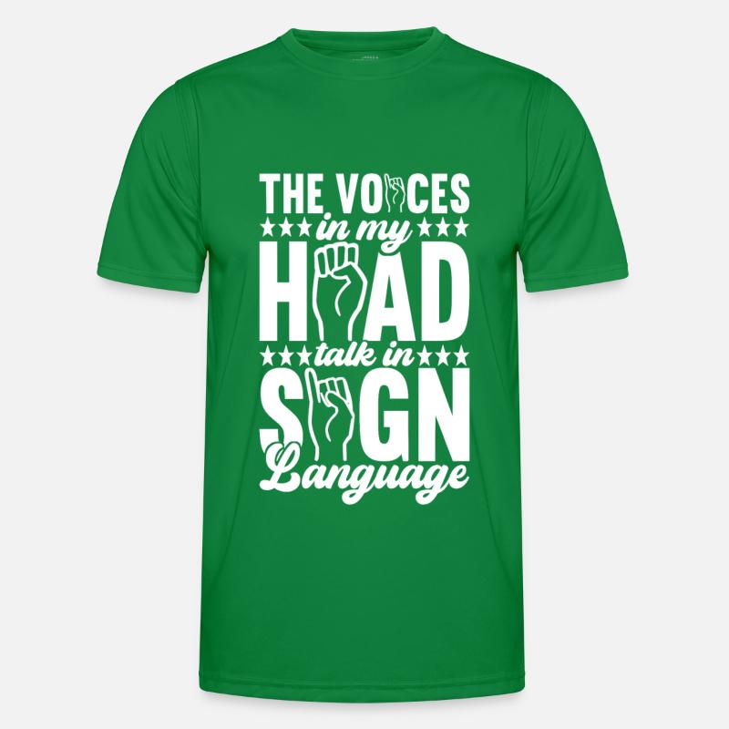 Deaf Deaf Mute Deaf Men's Functional T-Shirt