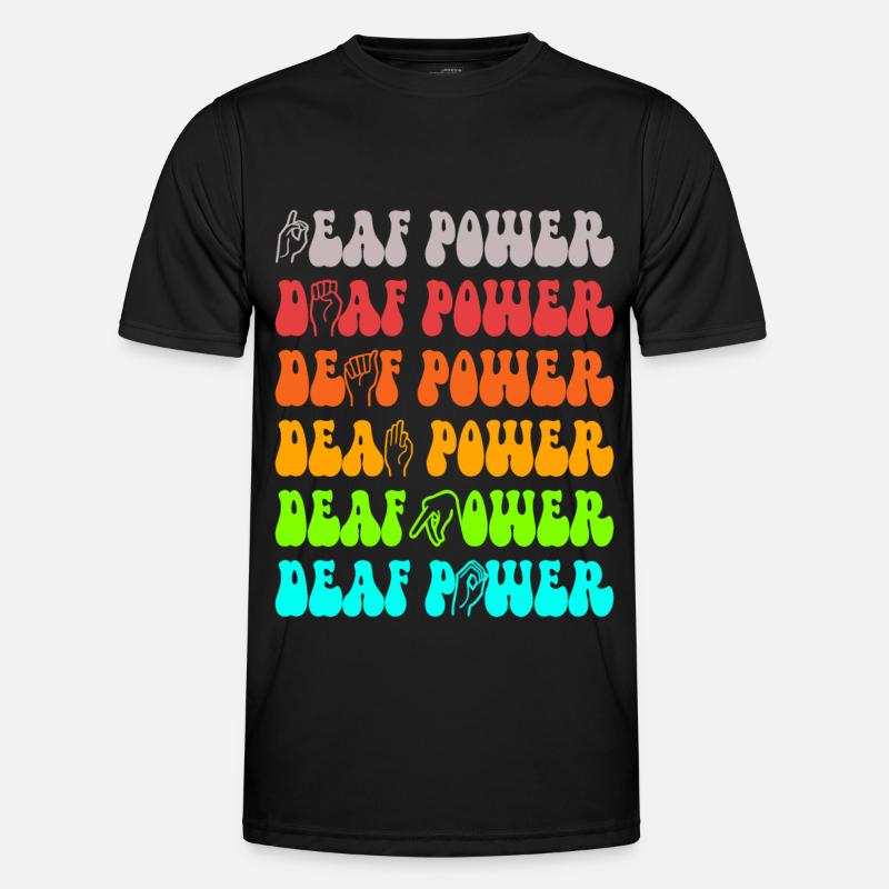 Deaf Deaf Mute Deaf Men's Functional T-Shirt