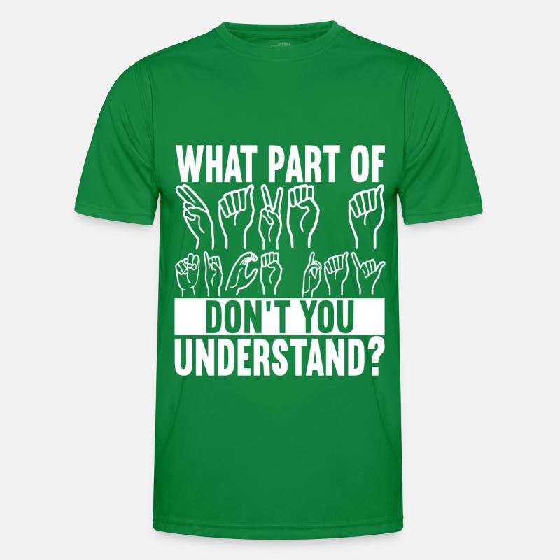 Deaf Deaf Mute Deaf Men's Functional T-Shirt