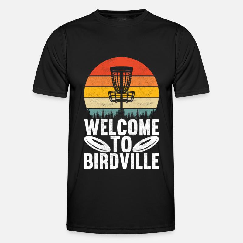 Disc Golf Disc Golfer - Men's Functional T-Shirt - black