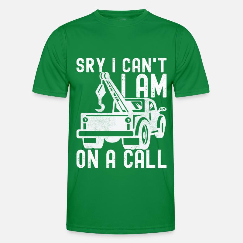 Abschleppwagen Abschleppdienst Männer Funktions-T-Shirt