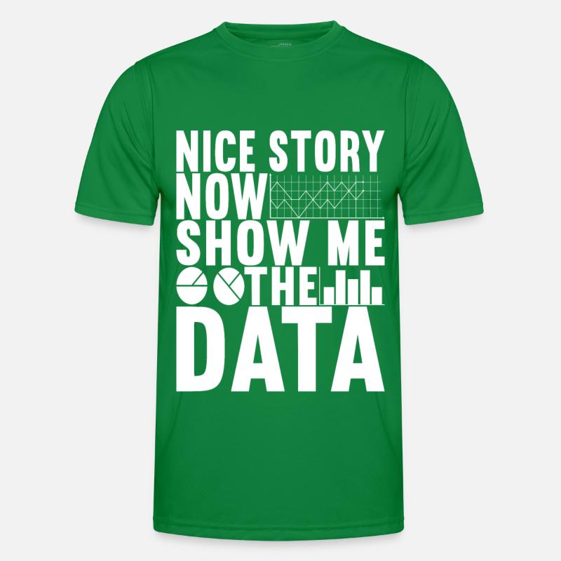 Data Scientist Data Analyst Männer Funktions-T-Shirt