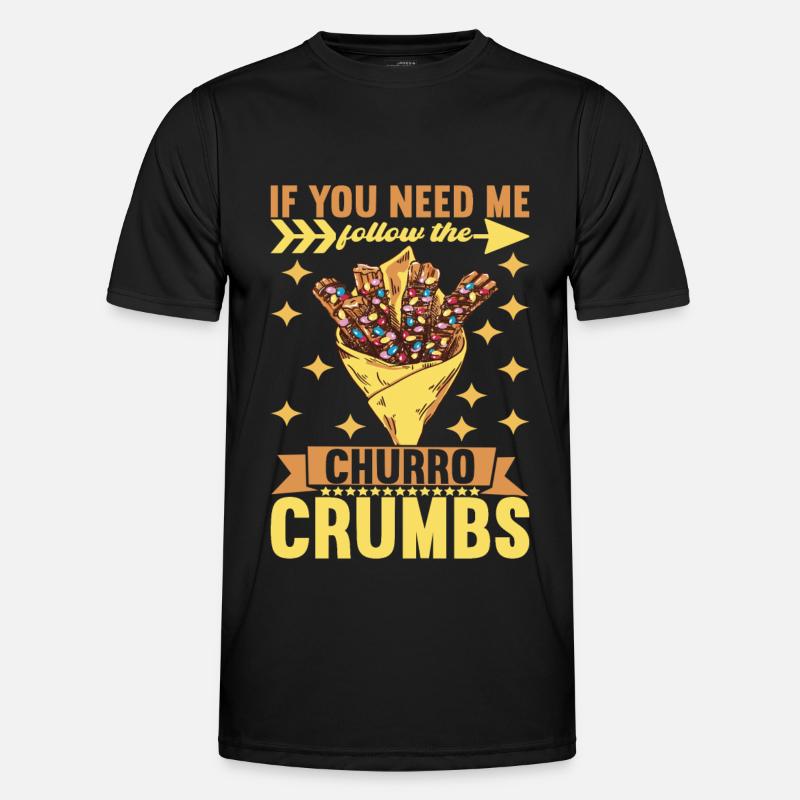 Churros - Männer Funktions-T-Shirt - Schwarz