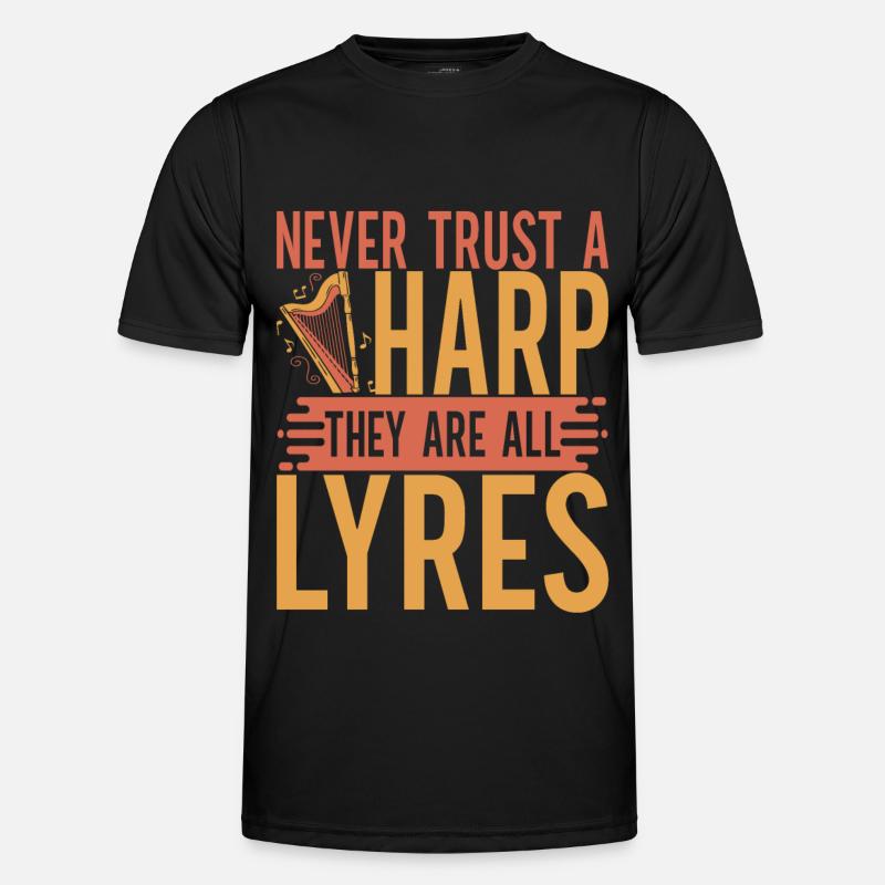 Harp harp player Men's Functional T-Shirt