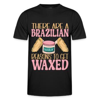 Beautician Cosmetics - Men's Functional T-Shirt - black - Front - AI Model Male 178 dark (178cm)