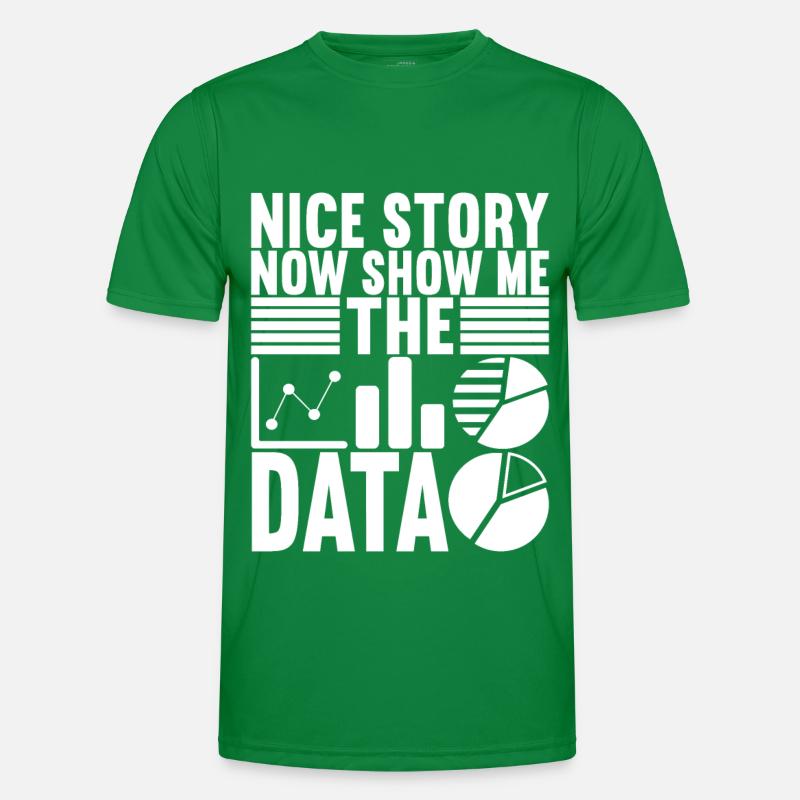 Analyste de données Data Scientist T-shirt sport Homme