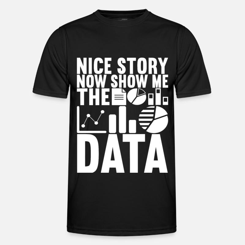 Data Scientist Data Analyst - Männer Funktions-T-Shirt - Schwarz