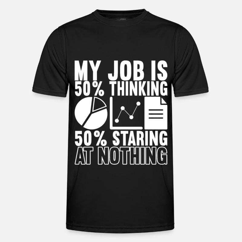 Data Scientist Data Analyst - Männer Funktions-T-Shirt - Schwarz