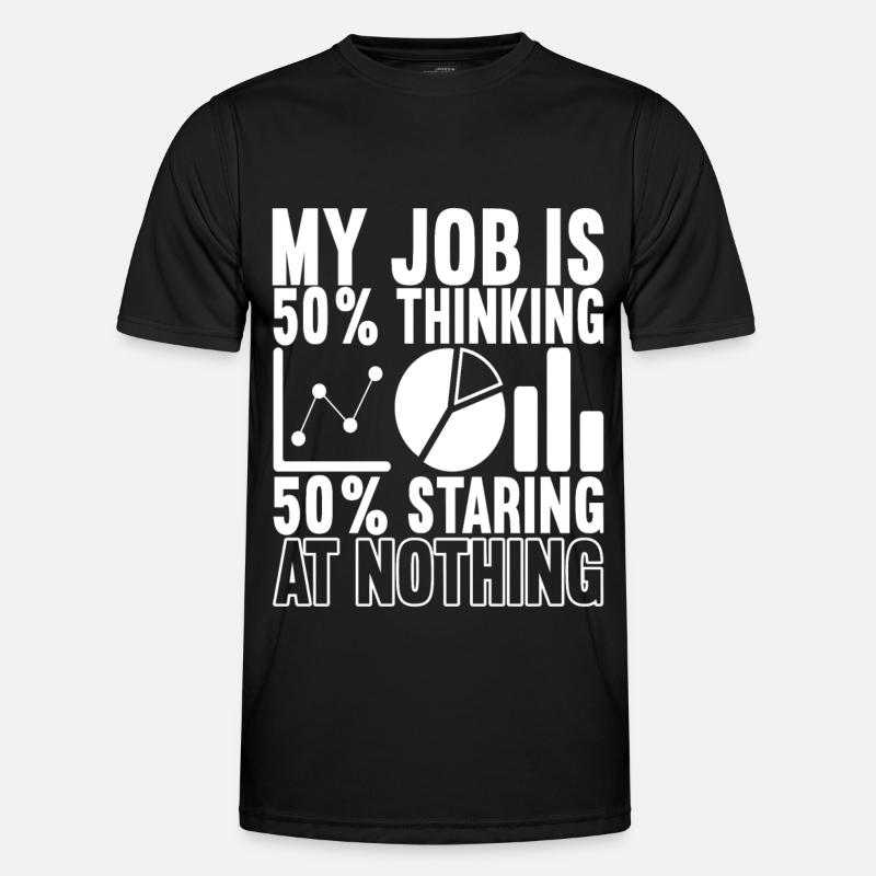 Data Scientist Data Analyst - Männer Funktions-T-Shirt - Schwarz