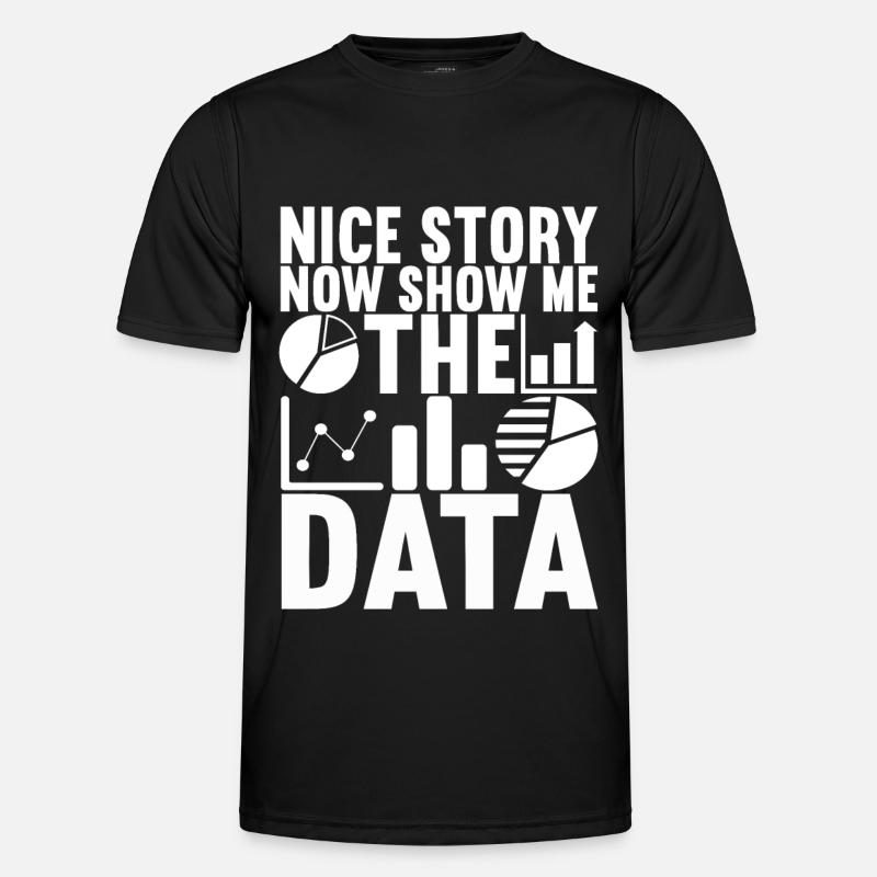 Data Scientist Data Analyst - Männer Funktions-T-Shirt - Schwarz