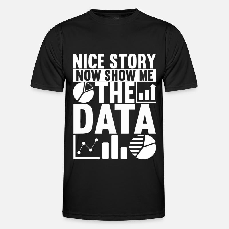 Data Scientist Data Analyst - Männer Funktions-T-Shirt - Schwarz