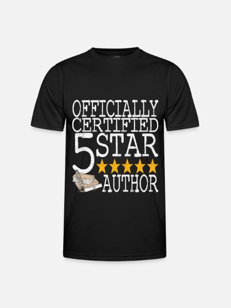 Author Schreiber - Men's Functional T-Shirt - black
