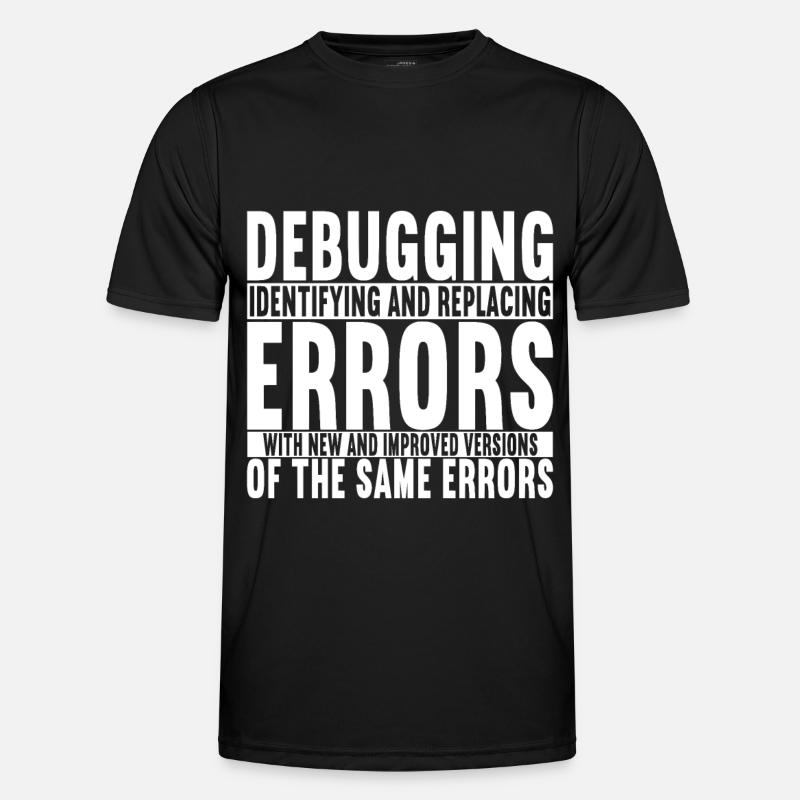 Programmierer Informatiker - Männer Funktions-T-Shirt - Schwarz