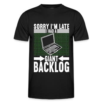 Programmierer Informatiker - Männer Funktions-T-Shirt - Schwarz - Vorne - AI Model Male 178 dark (178cm)