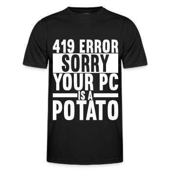 Programmierer Informatiker - Männer Funktions-T-Shirt - Schwarz - Vorne - AI Model Male 178 dark (178cm)