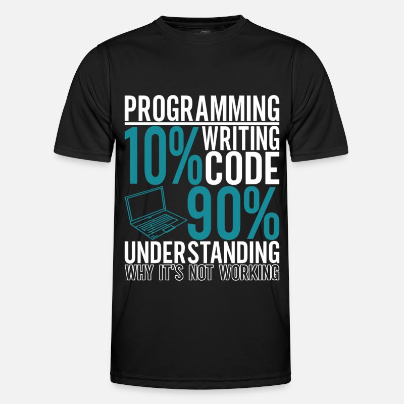Programmer Computer Scientist - Men's Functional T-Shirt - black