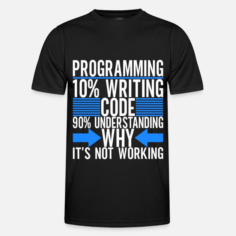 Programmer Computer Scientist - Men's Functional T-Shirt - black