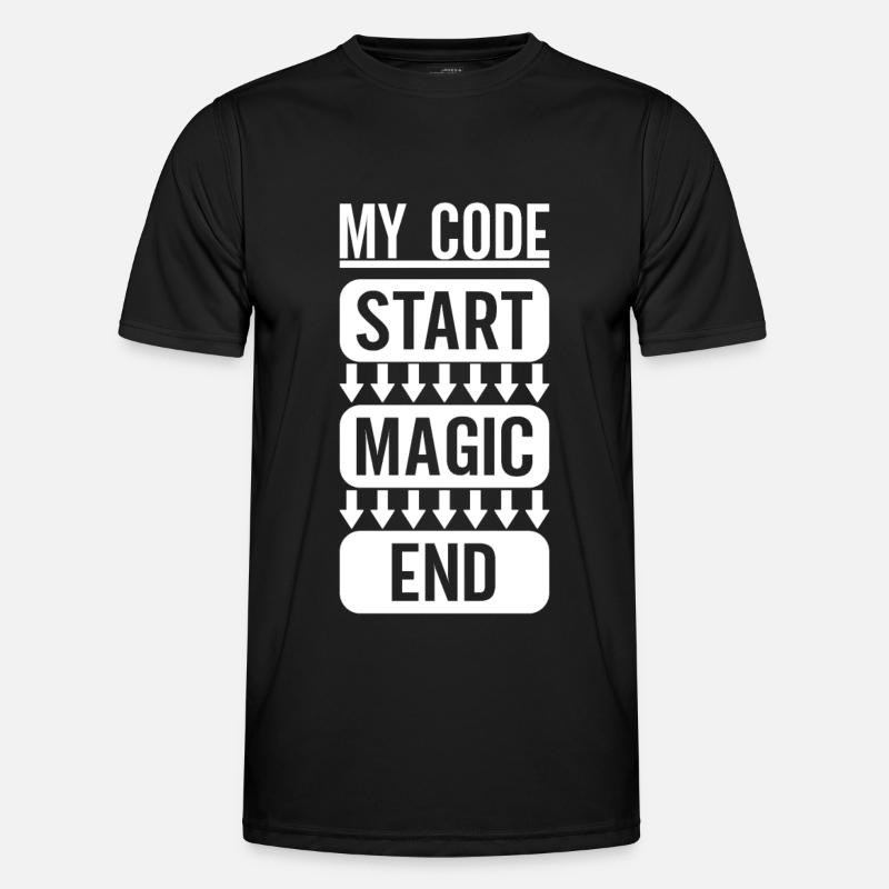 Programmer Computer Scientist - Men's Functional T-Shirt - black