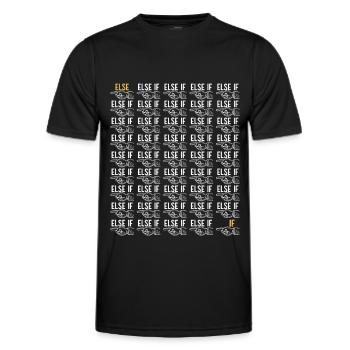 Programmierer Informatiker - Männer Funktions-T-Shirt - Schwarz - Vorne - AI Model Male 178 dark (178cm)
