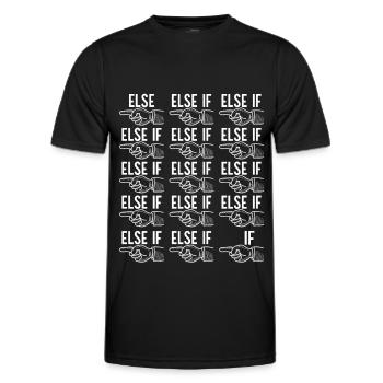 Programmierer Informatiker - Männer Funktions-T-Shirt - Schwarz - Vorne - AI Model Male 178 dark (178cm)
