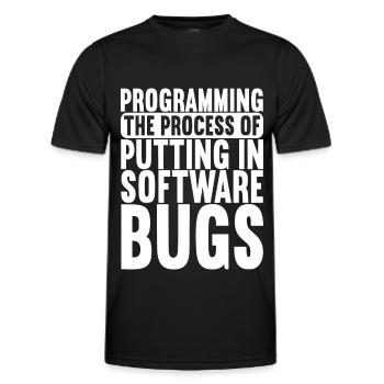 Programmierer Informatiker - Männer Funktions-T-Shirt - Schwarz - Vorne - AI Model Male 178 dark (178cm)