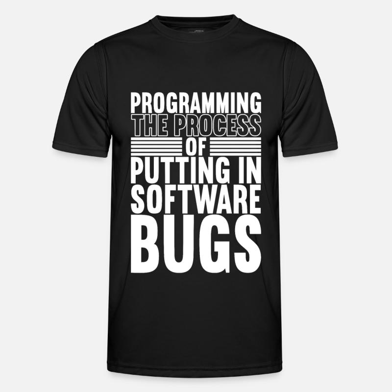 Programmierer Informatiker - Männer Funktions-T-Shirt - Schwarz