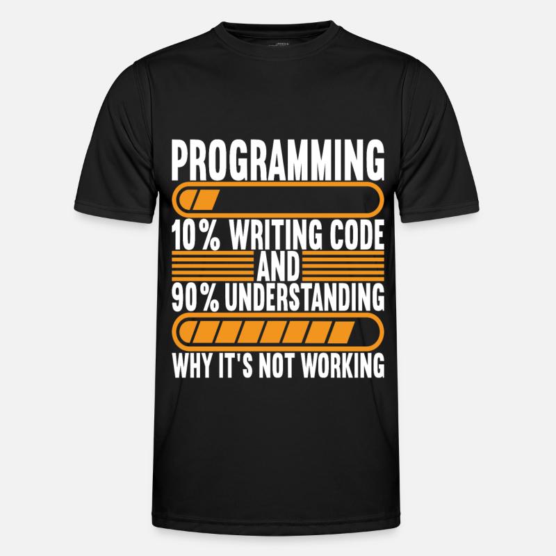 Programmer Computer Scientist - Men's Functional T-Shirt - black