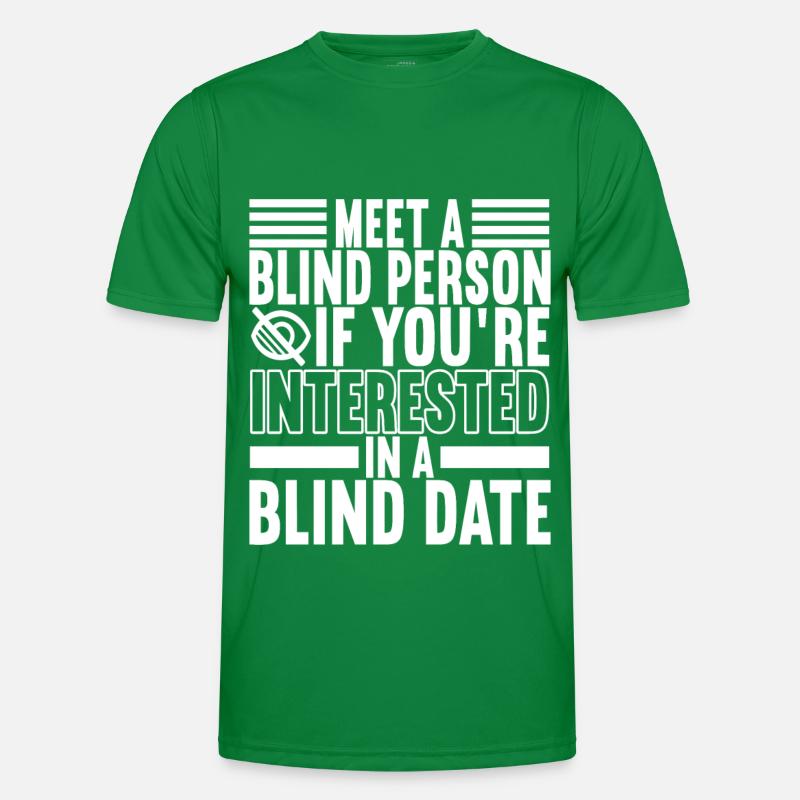 Blind visual impairment Men's Functional T-Shirt