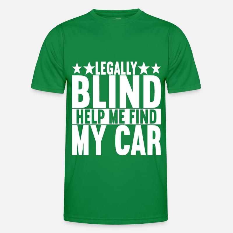 Blind visual impairment Men's Functional T-Shirt