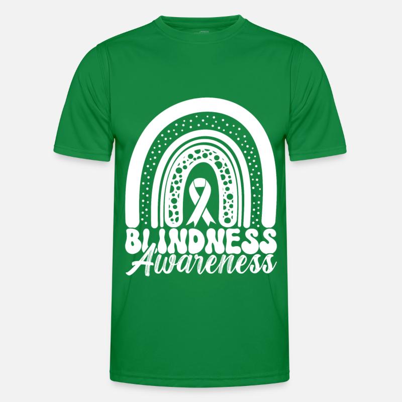 Blind visual impairment Men's Functional T-Shirt