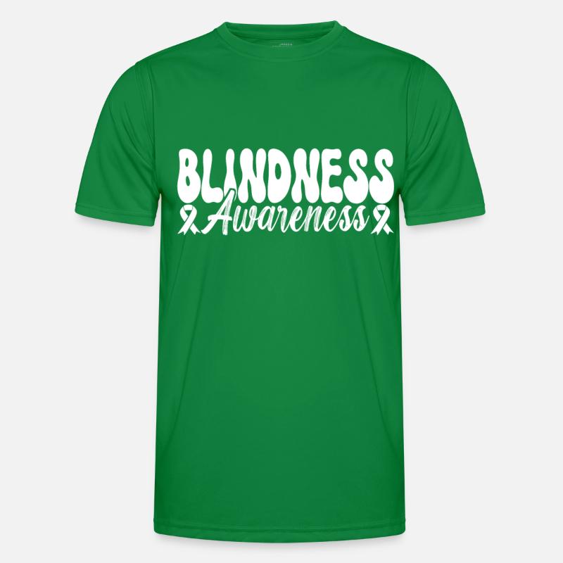 Blind visual impairment Men's Functional T-Shirt