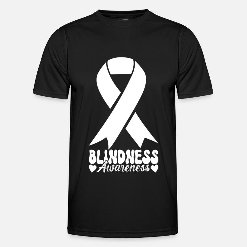 Blind visual impairment - Men's Functional T-Shirt - black