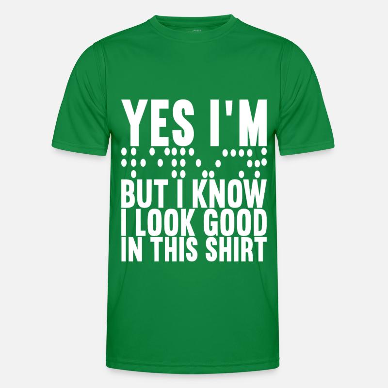 Blind visual impairment Men's Functional T-Shirt