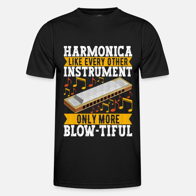 Harmonica Harmonica - Men's Functional T-Shirt - black