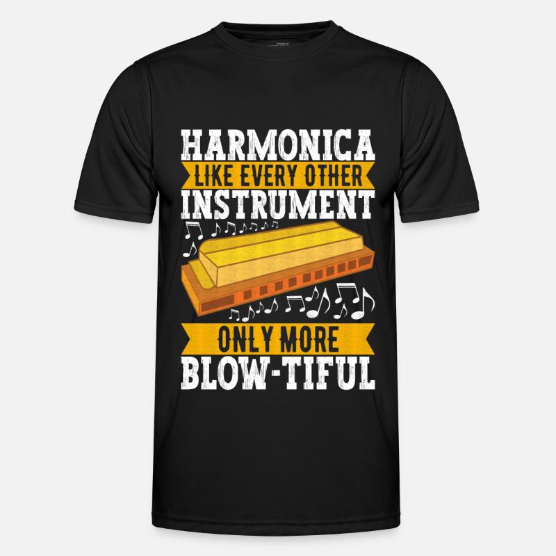 Harmonica Harmonica - Men's Functional T-Shirt - black
