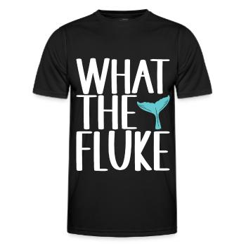 Whale Watchers - Men's Functional T-Shirt - black - Front - AI Model Male 178 dark (178cm)