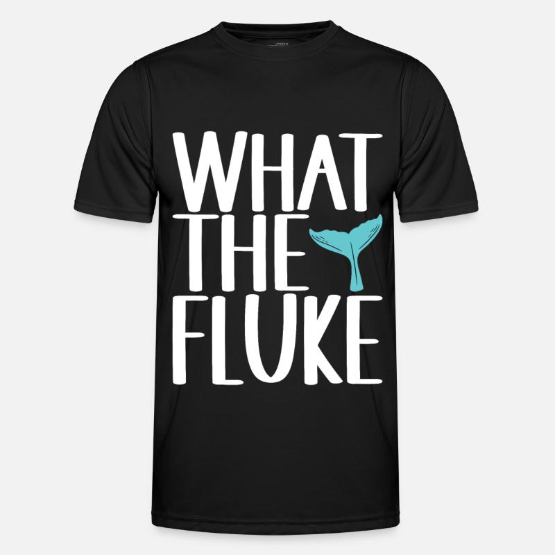 Wale Walbeobachter - Männer Funktions-T-Shirt - Schwarz