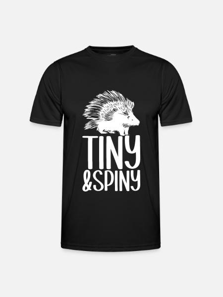 Porc-épic mignon - T-shirt sport Homme - noir