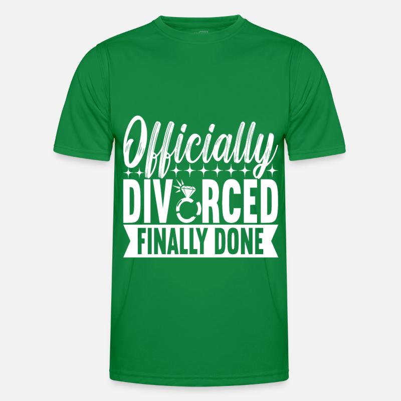 Divorce Divorced Men's Functional T-Shirt