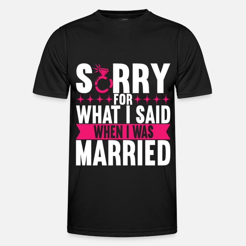 Divorce Divorced - Men's Functional T-Shirt - black