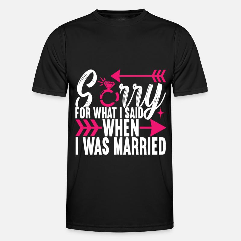 Divorce Divorced - Men's Functional T-Shirt - black
