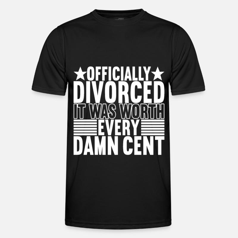 Divorce Divorced - Men's Functional T-Shirt - black