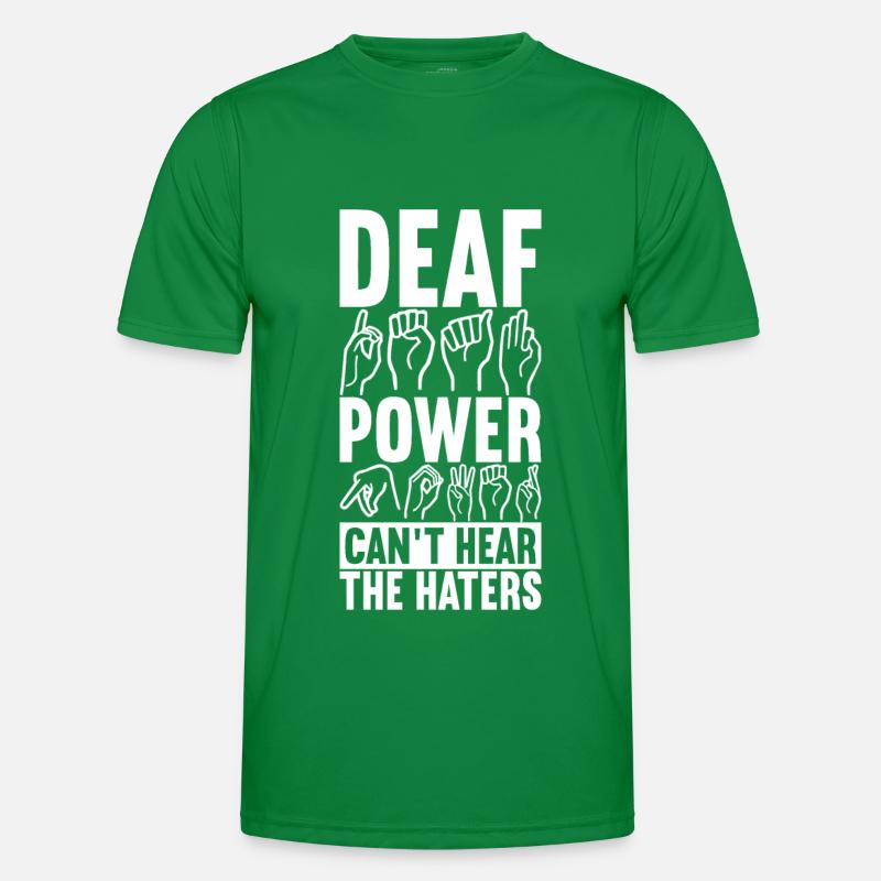 Deaf Deaf Mute Deaf Men's Functional T-Shirt