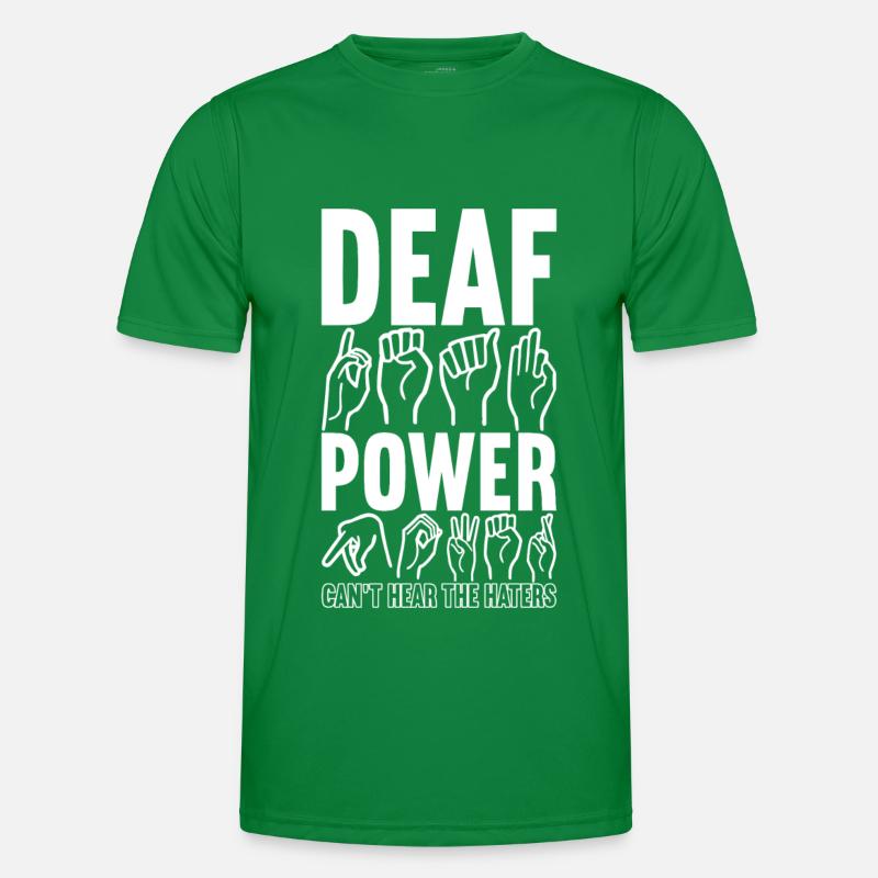 Deaf Deaf Mute Deaf Men's Functional T-Shirt