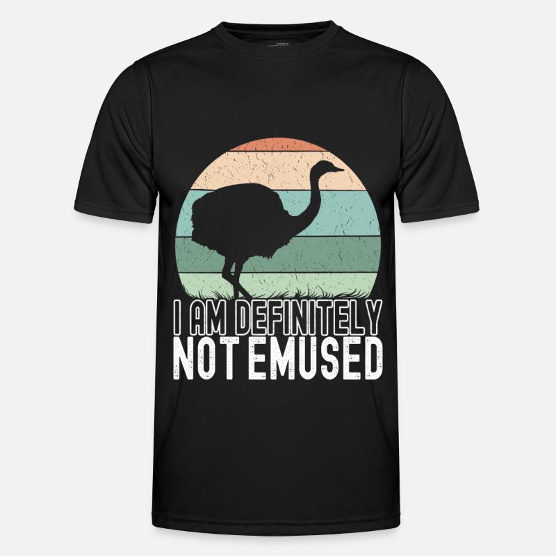 Emu Strauss - Men's Functional T-Shirt - black
